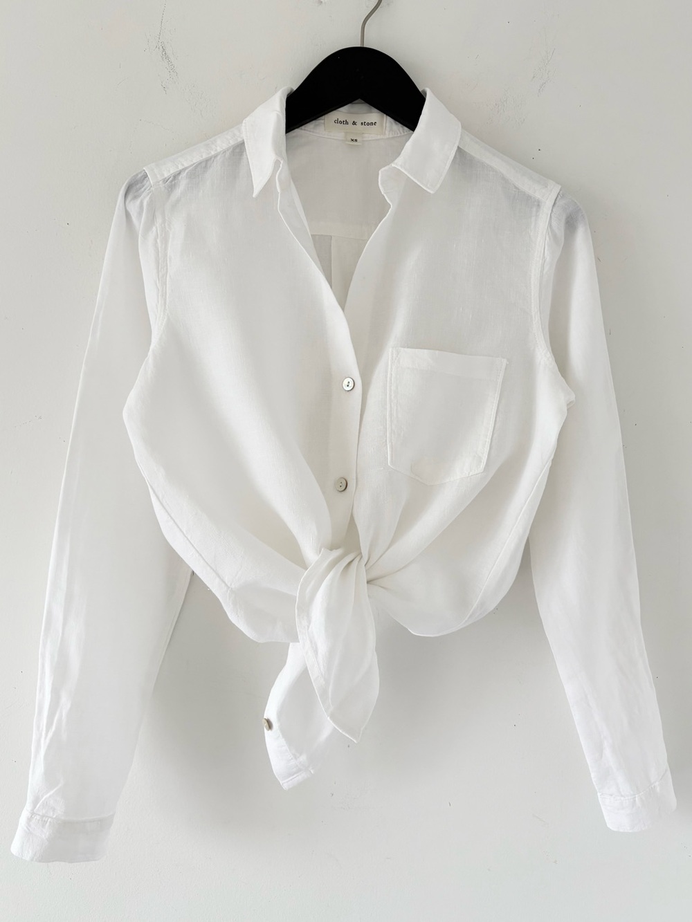 Cloth & Stone 100% Linen Classic Button-Up Shirt